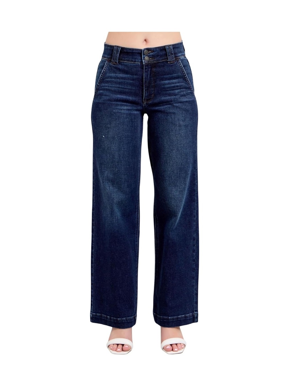 Judy Blue High Waist Wide Leg Jeans